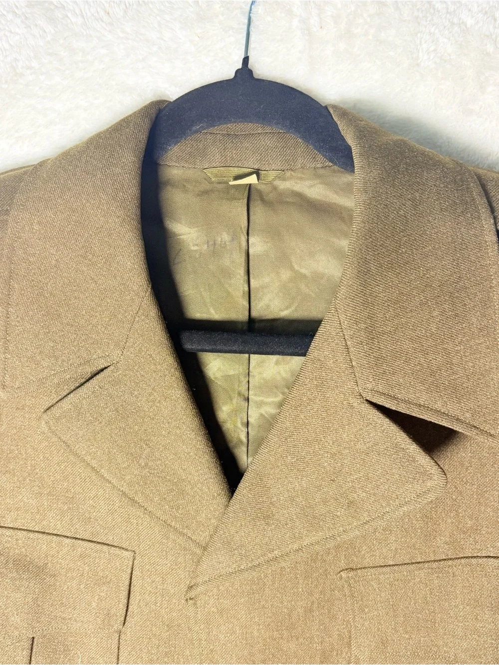 Vintage WWII Era U.S. Army Eisenhower Ike Jacket Corporal Chevrons Wool 42R
